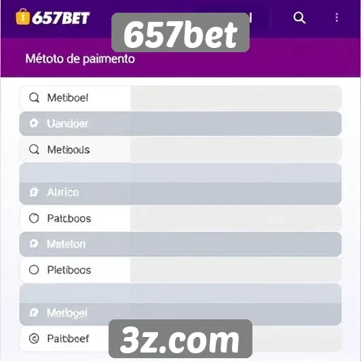Métodos de pagamento aceitos no 657bet